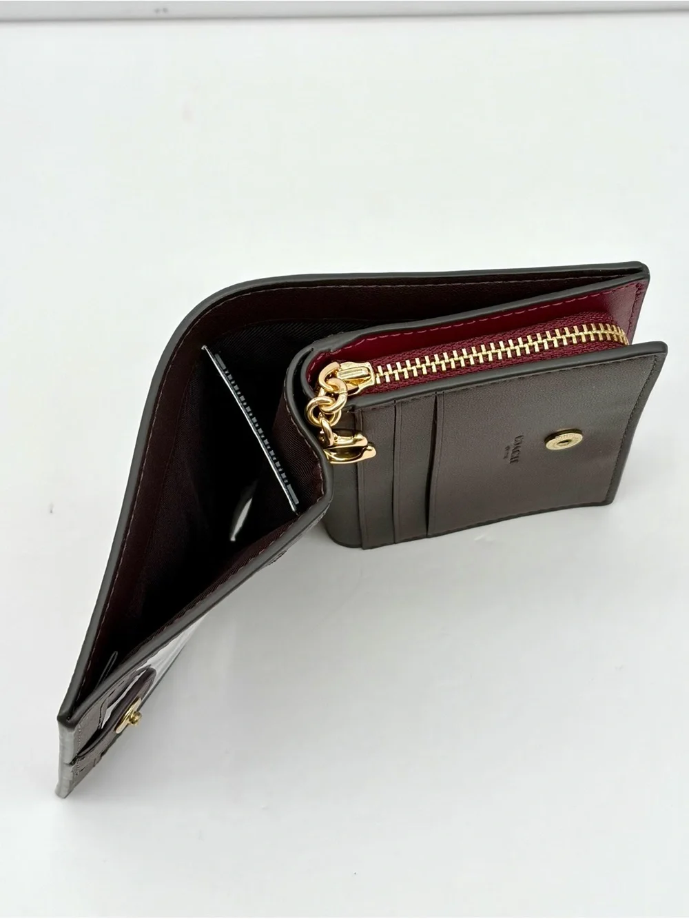Coach Compact Snap Wallet
